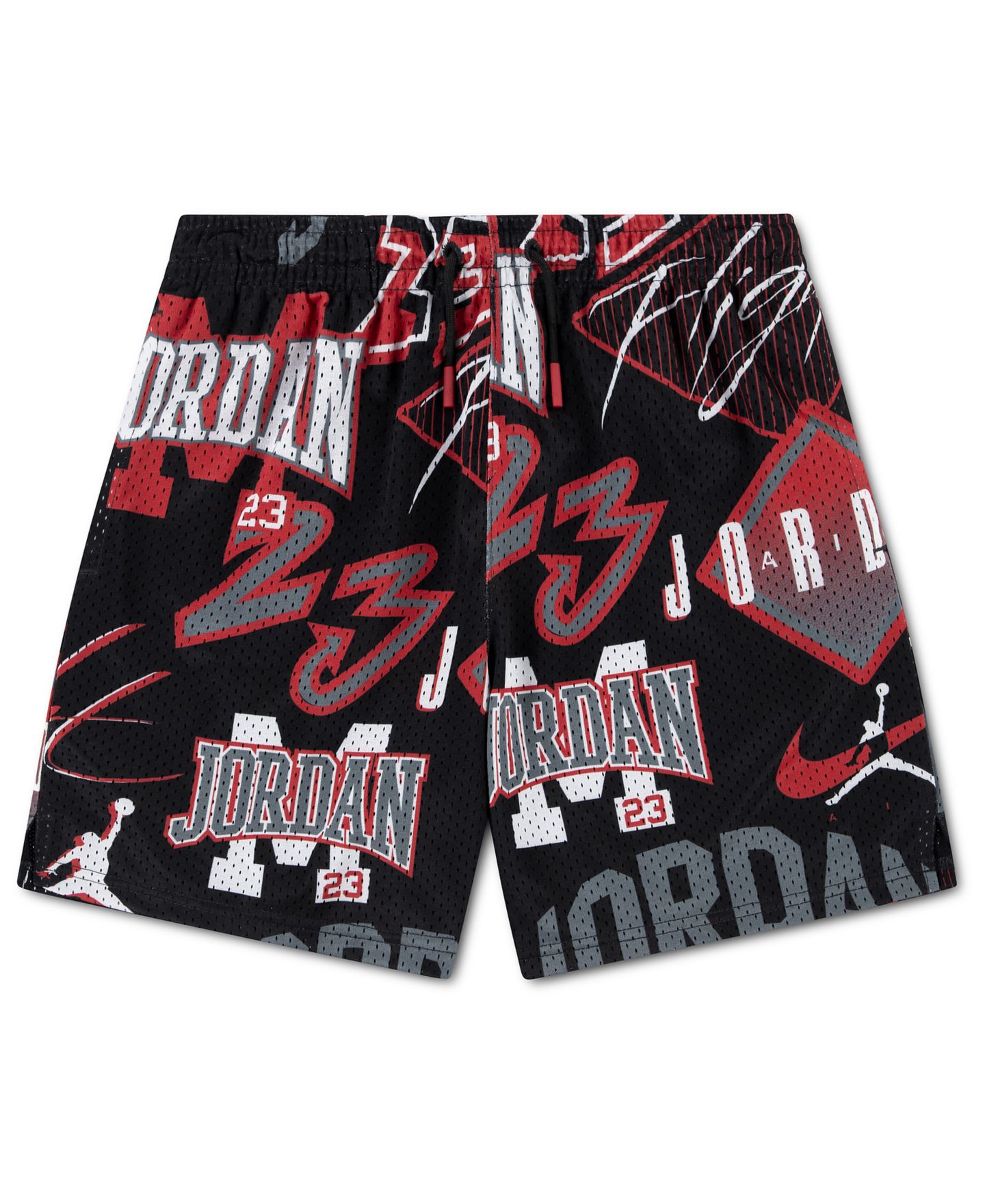 Шорты Jordan Dynasty Printed Elastic Waist Shorts для мальчиков, цвет: Чёрный / Красный — фото 5