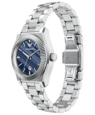 Women's Quartz Three-Hand Silver Stainless Steel Watch, 32mm