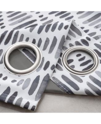 100% Polyester 190 GSM Justice Reversible Blackout Grommet Curtain Panel 54" x 84"