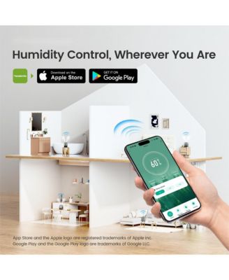 Smart Humidifier with App & Voice Control, 6L Cool Mist Humidifiers with Essential Oil Diffuser, 7 Color NightLight for Bedroom Home
