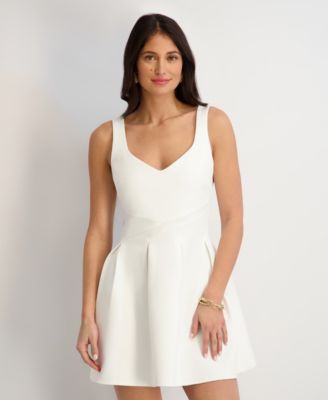 Women's Sweetheart Neck Short Dress