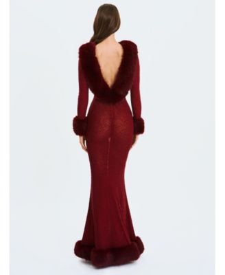 Women's Mellie Regular-Length Rhinestone Mermaid Gown