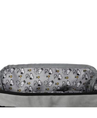 Snoopy Belt Bag, Zip Waist Pack, Grey Travel Pouch
