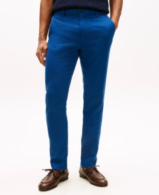 Men's Denton Sorona Linen Straight-Fit Pants
