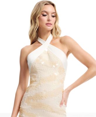 Women's Amani Halter Neck Sheath Dress