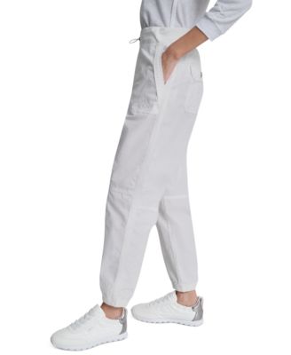 Women's High Rise Bungee Waist Seamed Joggers