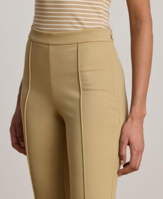 Women's Mid-Rise Flare Ankle-Length Pants