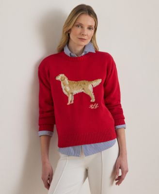 Women's Cotton Dog  Sweater