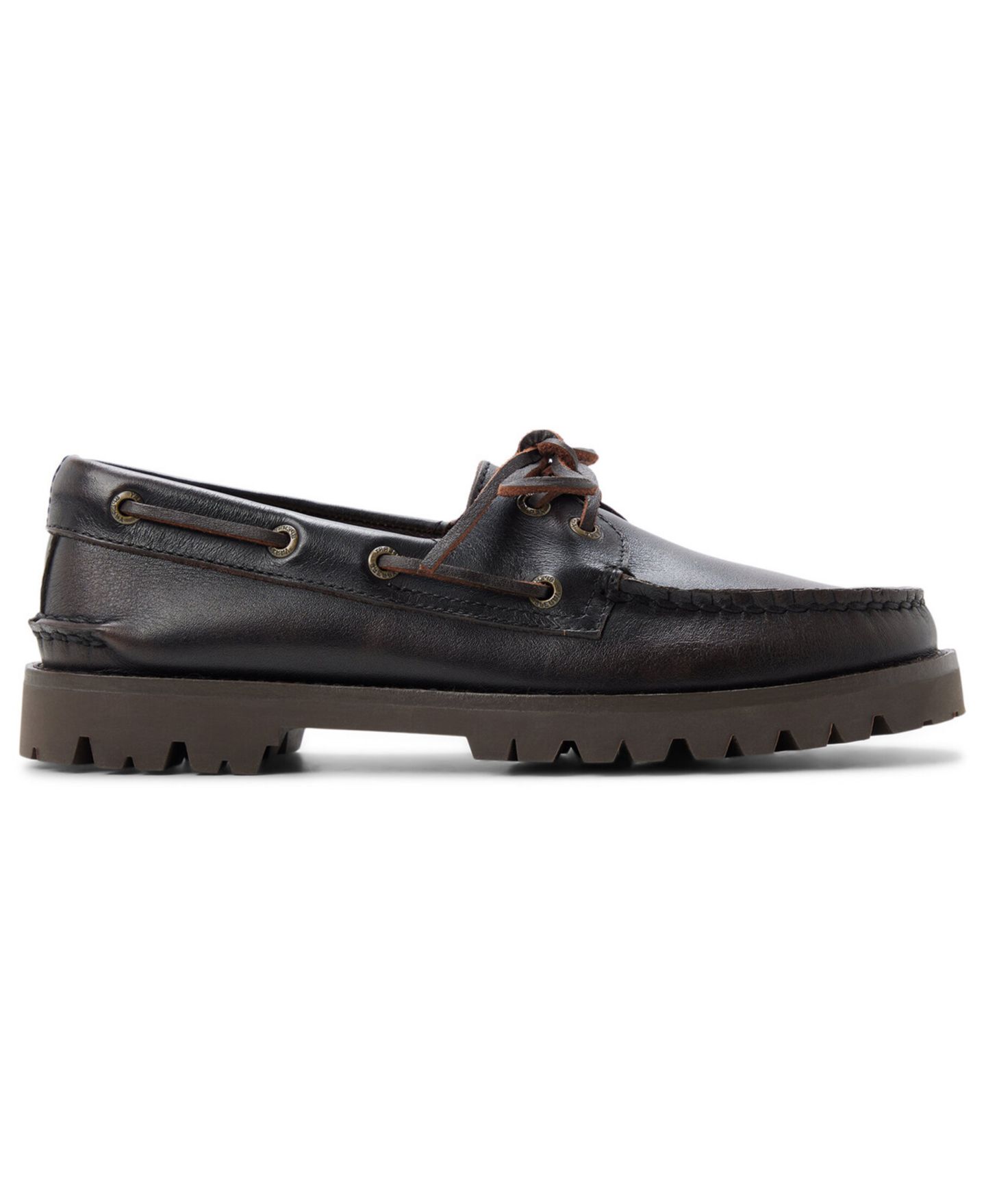 Женские топсайдеры-слипоны Sperry Authentic Original с рифлёной подошвой, цвет: Чёрный — фото 2
