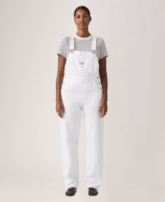 Women's Vintage-Style Cotton Denim Overalls
