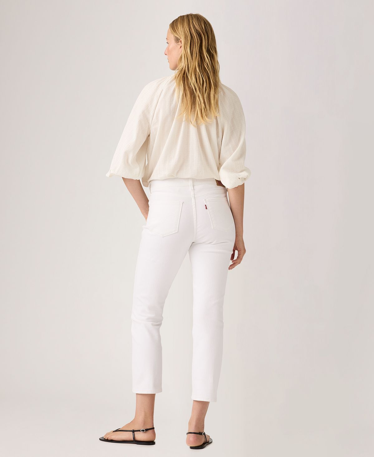 Levi's Women's Classic Mid-Rise Ankle Straight-Leg Jeans view 4 — MAYCSS fashion products