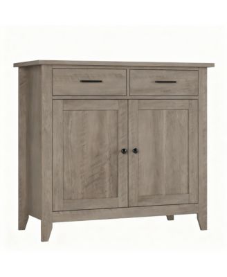 Farmhouse Buffet Cabinet with 2 Drawers and 2 Doors
