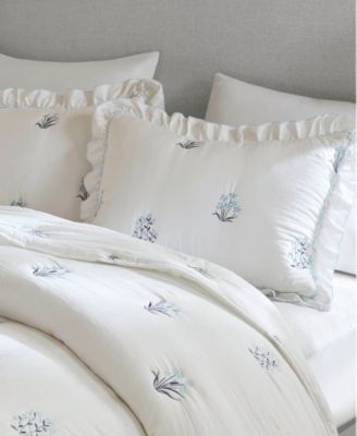 Aglaia Floral Down Alternative 3-Pc. Quilt Set, Full/Queen