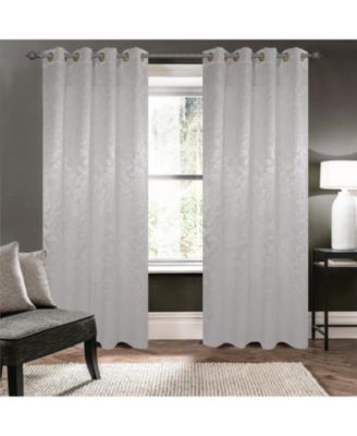 100% Polyester 200 GSM Dyson Embossed Blackout Grommet Curtain Panel