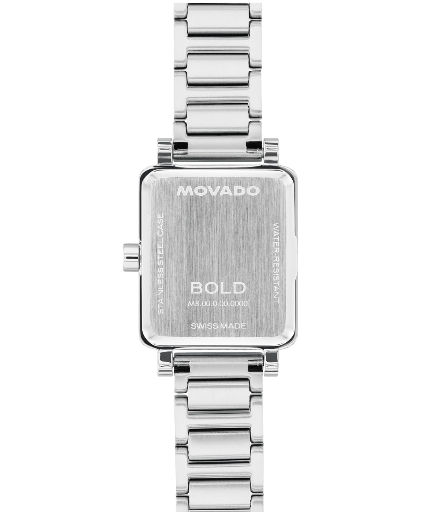 Женские швейцарские кварцевые часы Movado Bold Evolution 2.0 Mini Tank, сталь, 20x23 мм — фото 2