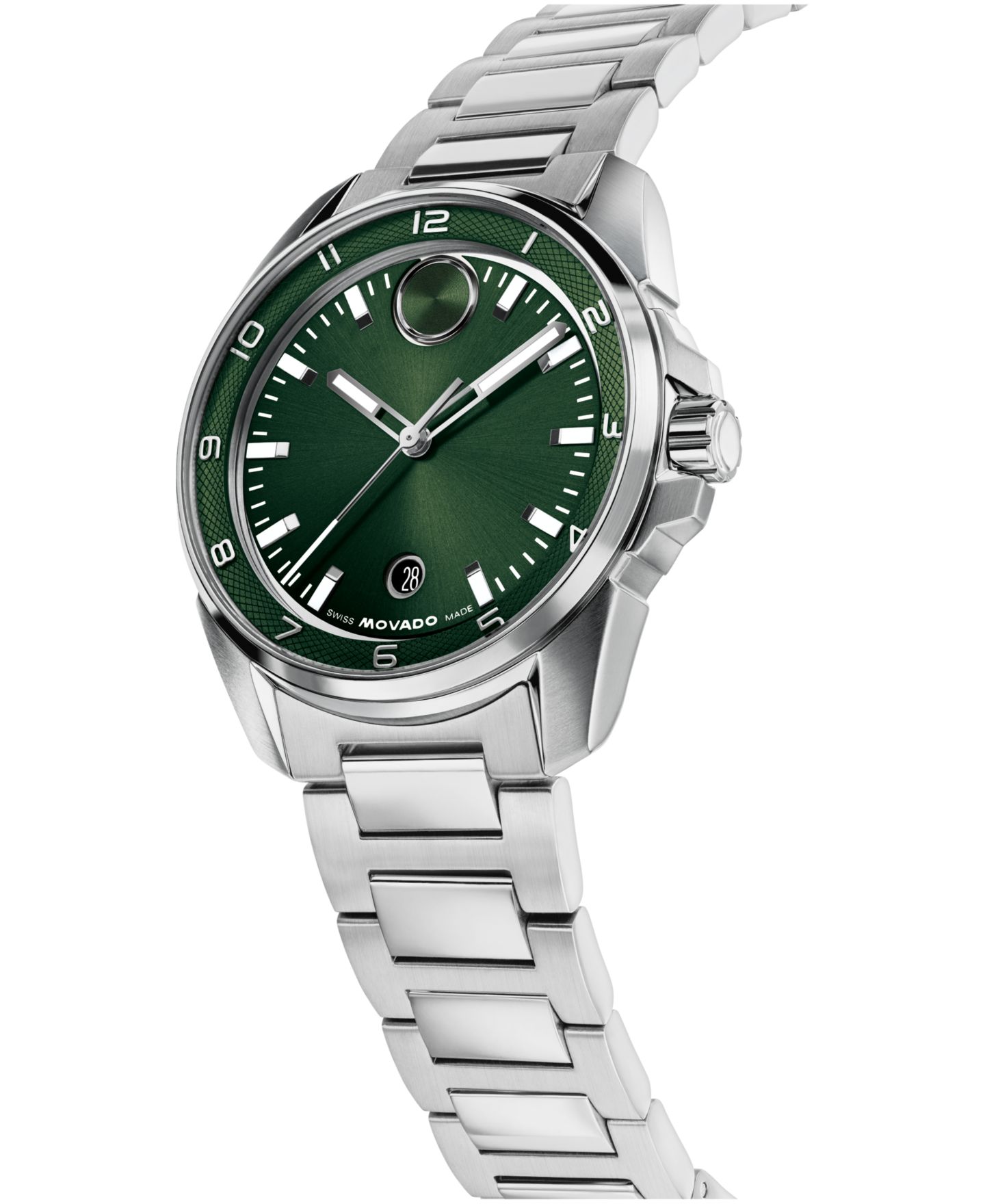 Мужские часы Movado Bold Verso S Swiss Quartz Stainless Steel Watch, 42mm — фото 4