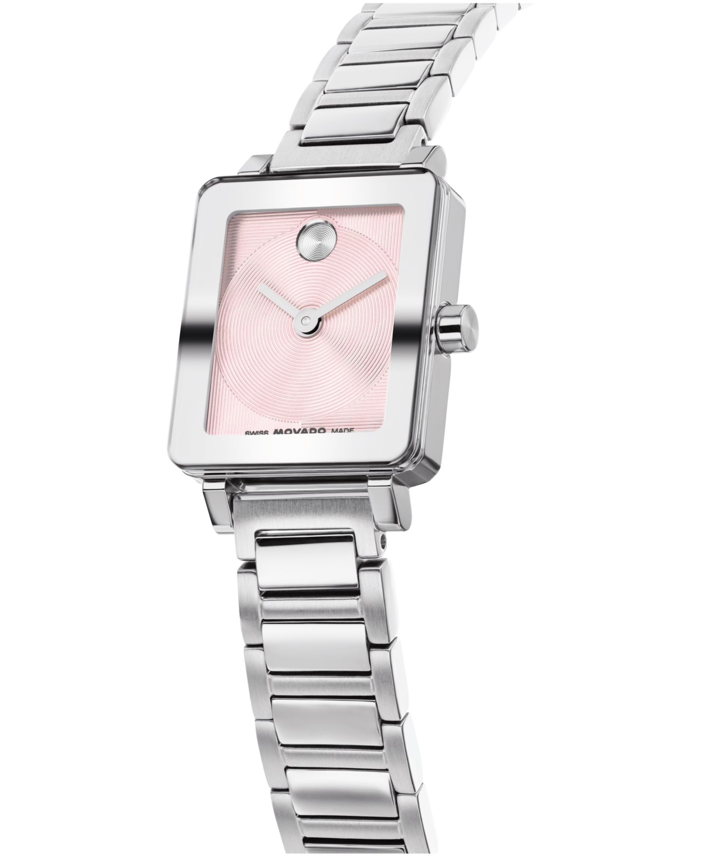 Женские швейцарские кварцевые часы Movado Bold Evolution 2.0 Mini Tank, сталь, 20x23 мм — фото 4