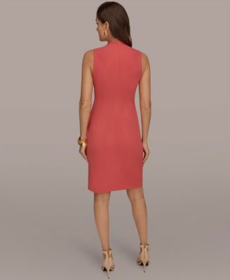 Women's V-Neck Wrap Sheath Dress