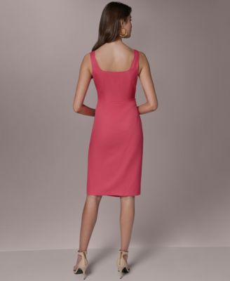 Women's Square Neck Sheath Dress