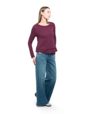 Women's Long Sleeve Mock Layer Tee