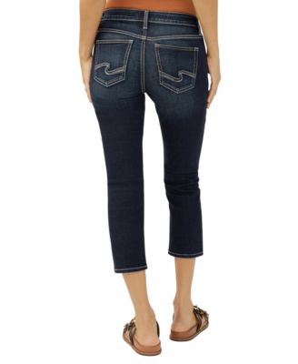 Women's Elyse Mid-Rise Luxe Stretch Capri Jeans