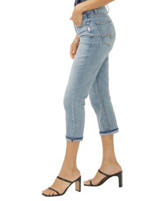 Women's Avery High-Rise Luxe Stretch Capri Jeans