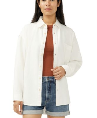 Women's Relaxed Button-Up Shirt
