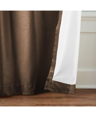 Versailles Faux Silk Blackout Window Curtain