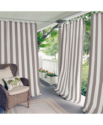 Highland Stripe Indoor/Outdoor Window Curtain
