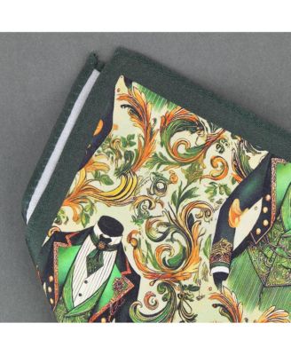 TRAFALGAR Men's Shall We Dance Silk Novelty 12x12 Pocket Square