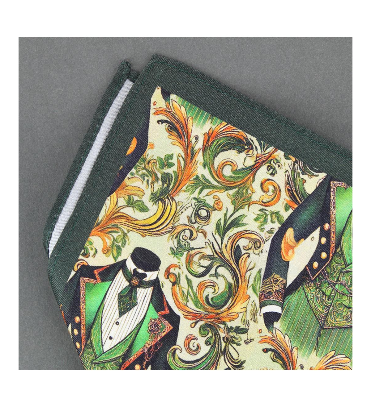 Trafalgar Men's Shall We Dance Silk Novelty 12x12 Pocket Square