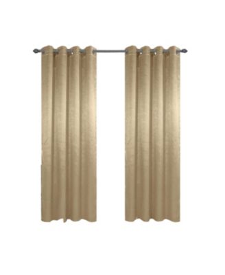 100% Polyester 200 GSM Arlo Embossed Blackout Grommet Curtain Panel