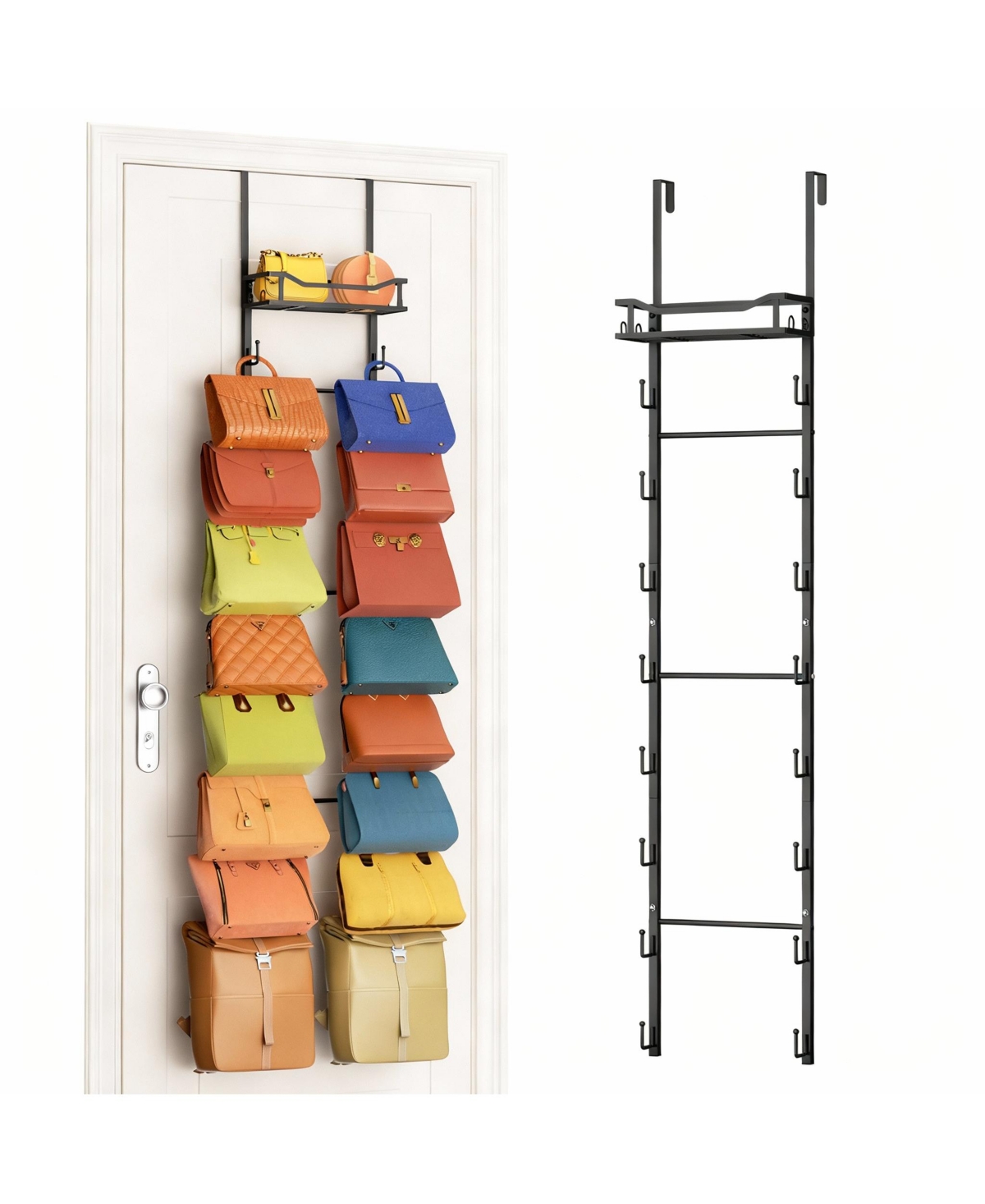 Yigii Over Door Purse Organizer - Multi-Functional, Space-Saving