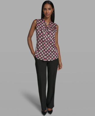 Women's V-Neck Woven Blouse