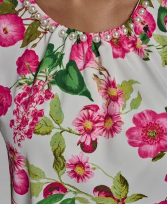 Women's Crewneck Woven Top