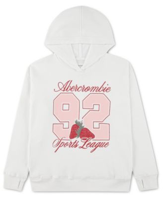 Girls' Strawberry Pull-On Hoodie