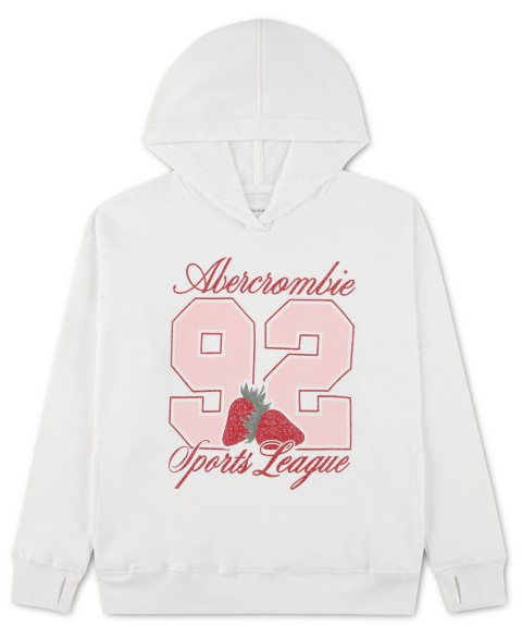Детские abercrombie kids Girls' Strawberry Pull-On Hoodie