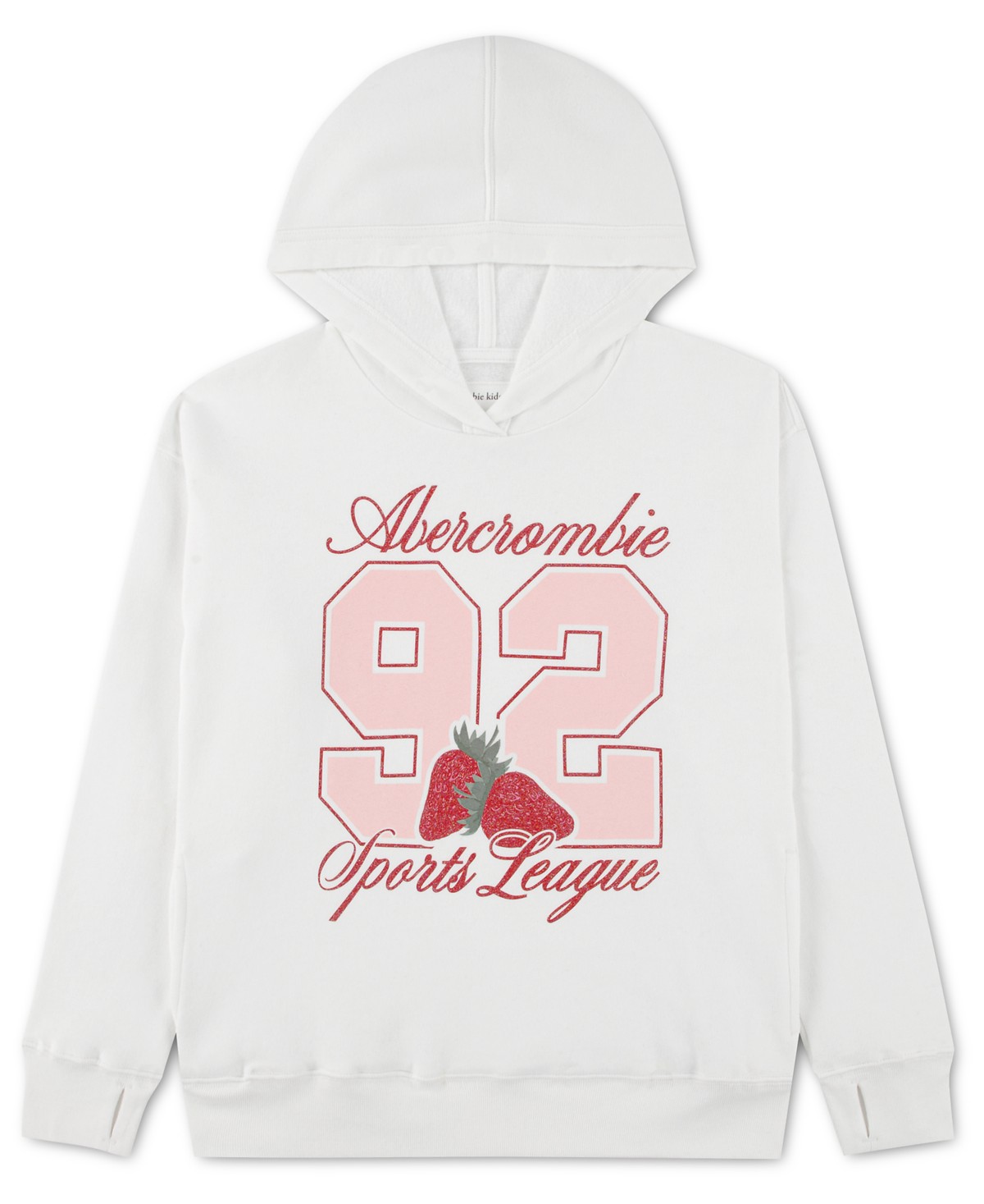 Детские abercrombie kids Girls' Strawberry Pull-On Hoodie — фото 1