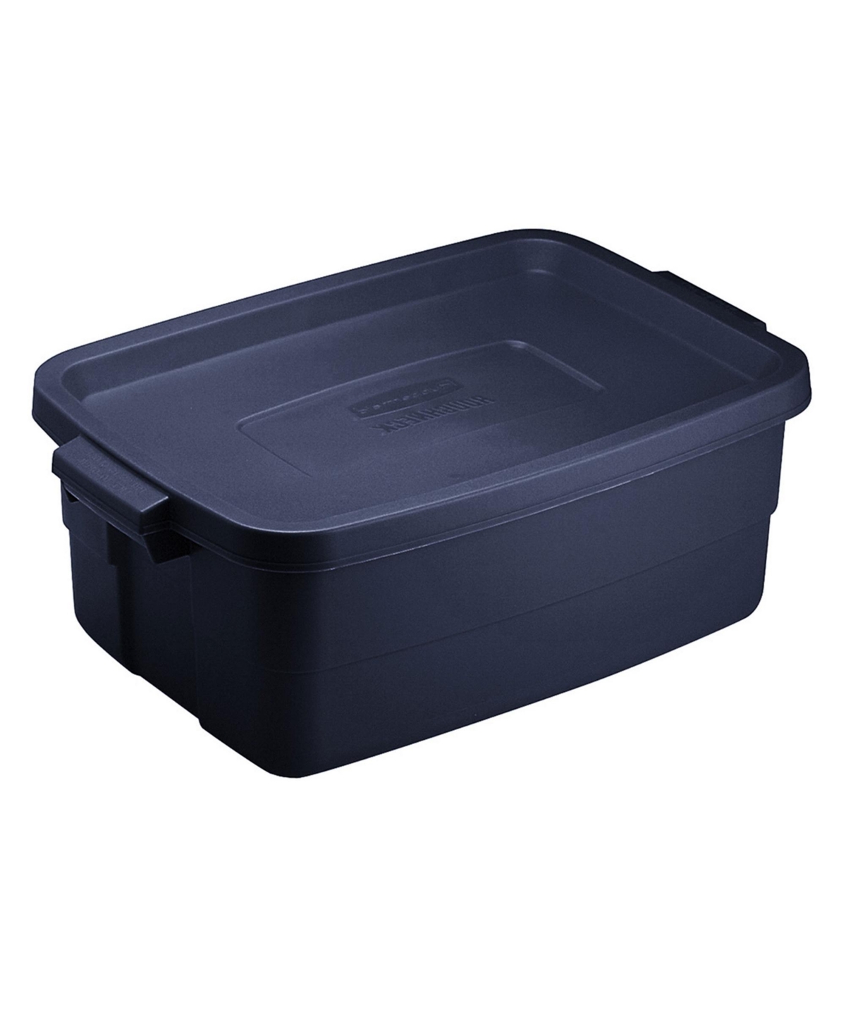 Rubbermaid 3 Gallon Stackable Storage Container, Dark Indigo Metallic (6 Pack)