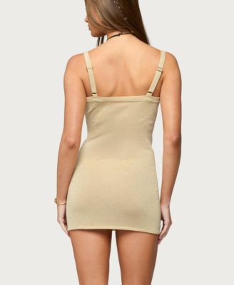 Women's Rachael Metallic Knit Mini Dress