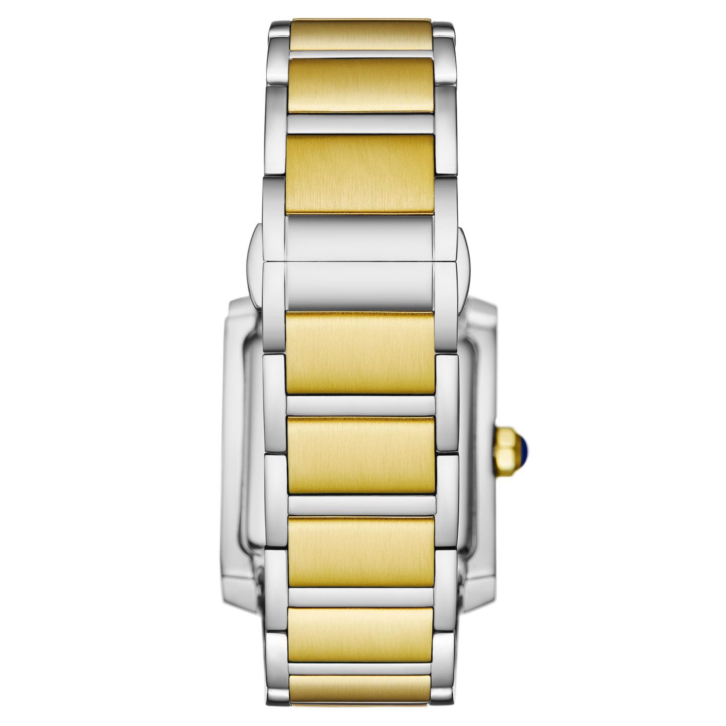 Женские часы Stuhrling Elan 4088.3 Rectangular Quartz Watch, Two-Tone Stainless Steel Bracelet, цвет: Жёлтый — фото 2