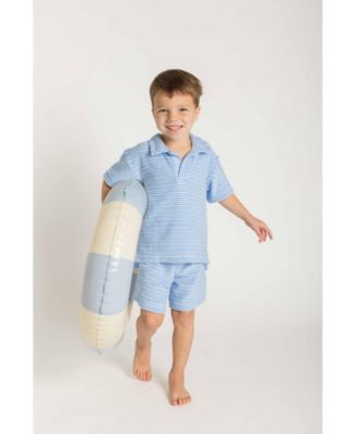 Toddler Boys Stripe Terry Shorts