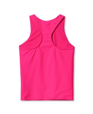 Girls Slim Chlorine Resistant Racer Back Tankini Swim Top