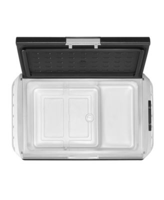 52.8QT/50L Car Refrigerator Freezer, -4°F to 68°F, 12/24V DC & 100-240V AC, Portable Compressor Cooler