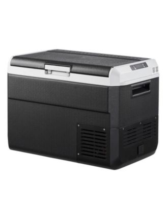 52.8QT/50L Car Refrigerator Freezer, -4°F to 68°F, 12/24V DC & 100-240V AC, Portable Compressor Cooler