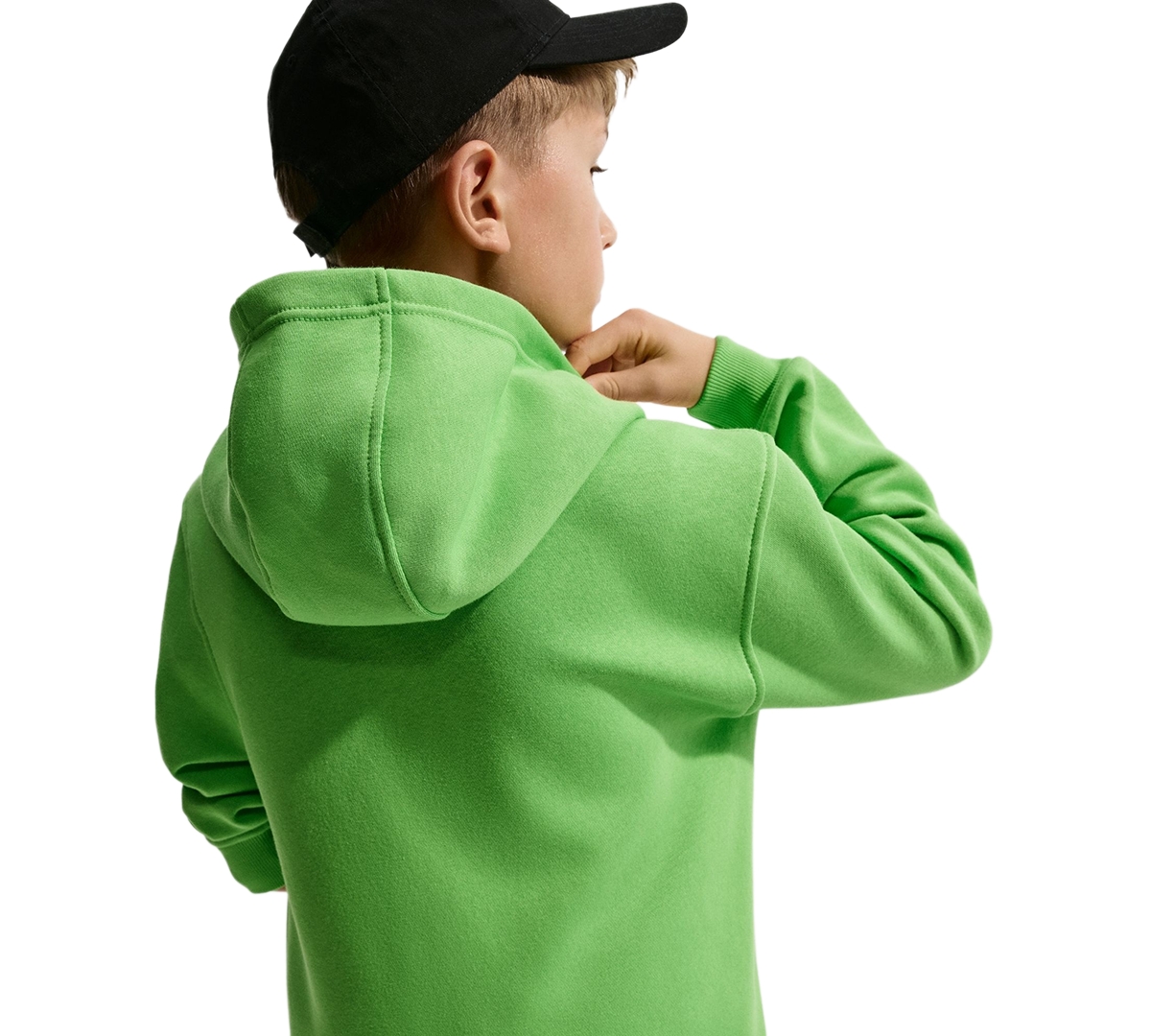 Nike Boys' 4-20 Sportswear Club Fleece Hooded Sweatshirt
