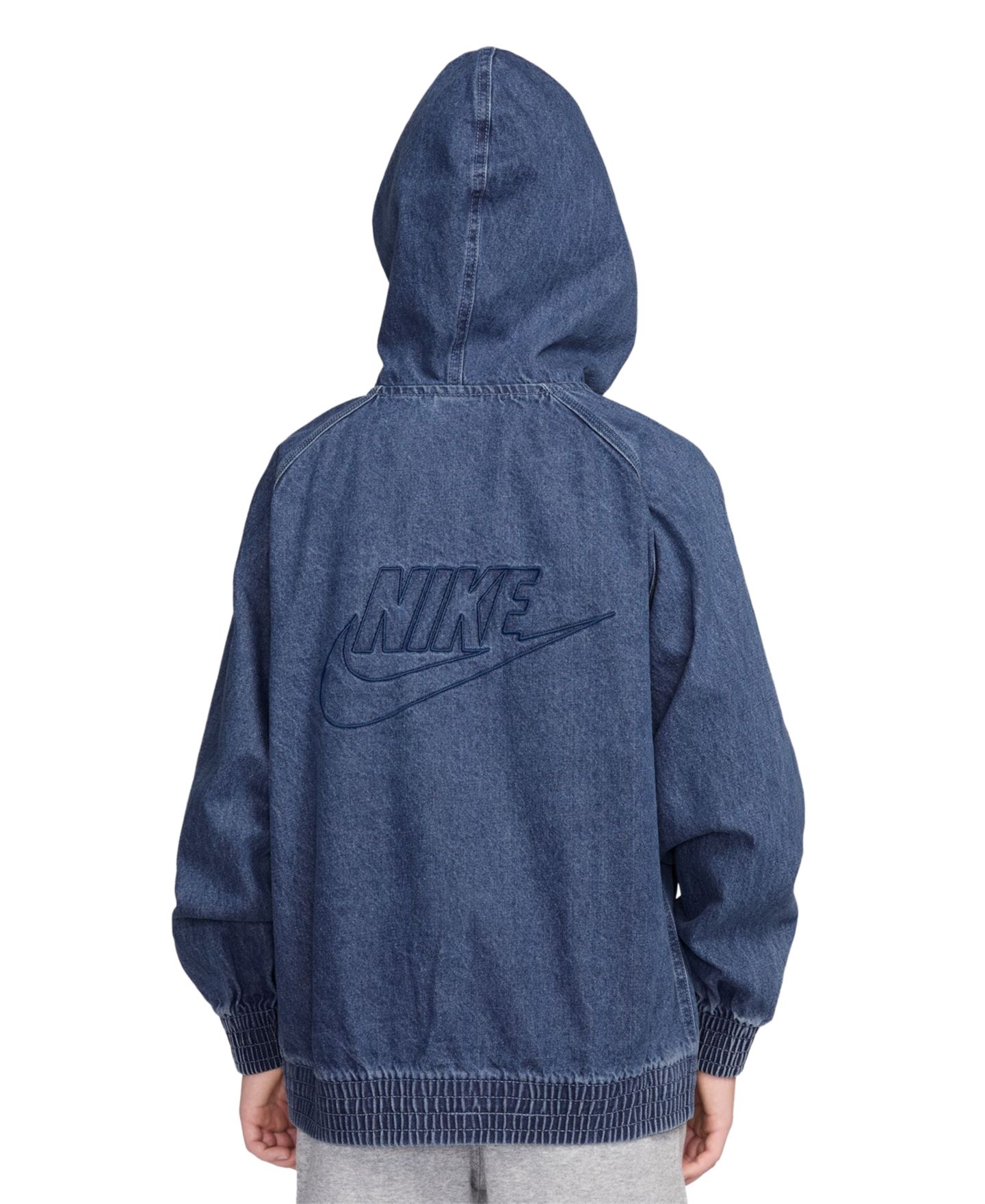 Куртка Nike Boys' 8-20 Sportswear Collection Hooded, цвет: Тёмно-синий — фото 5
