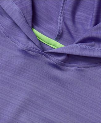 Girls “ Sunshade UPF 50 Chlorine Resistant Long Sleeve Sun Hoodie Rash Guard”