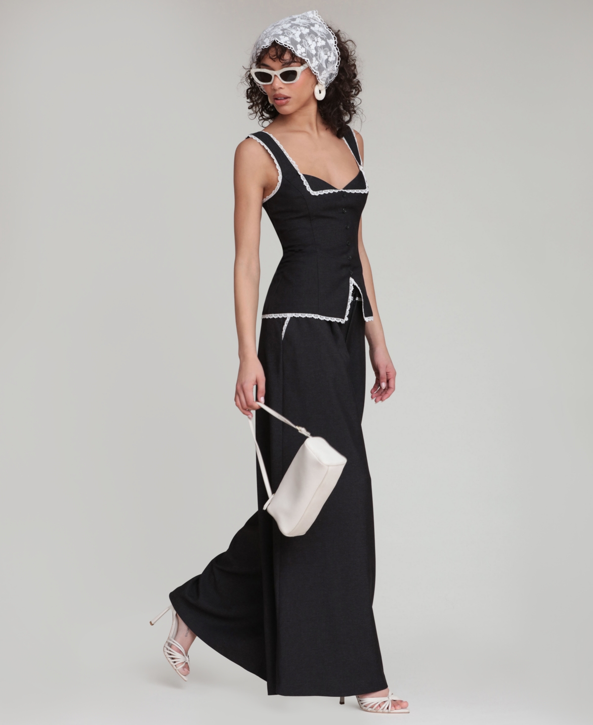 Avec Les Filles Women's Extreme Wide-Leg Trousers