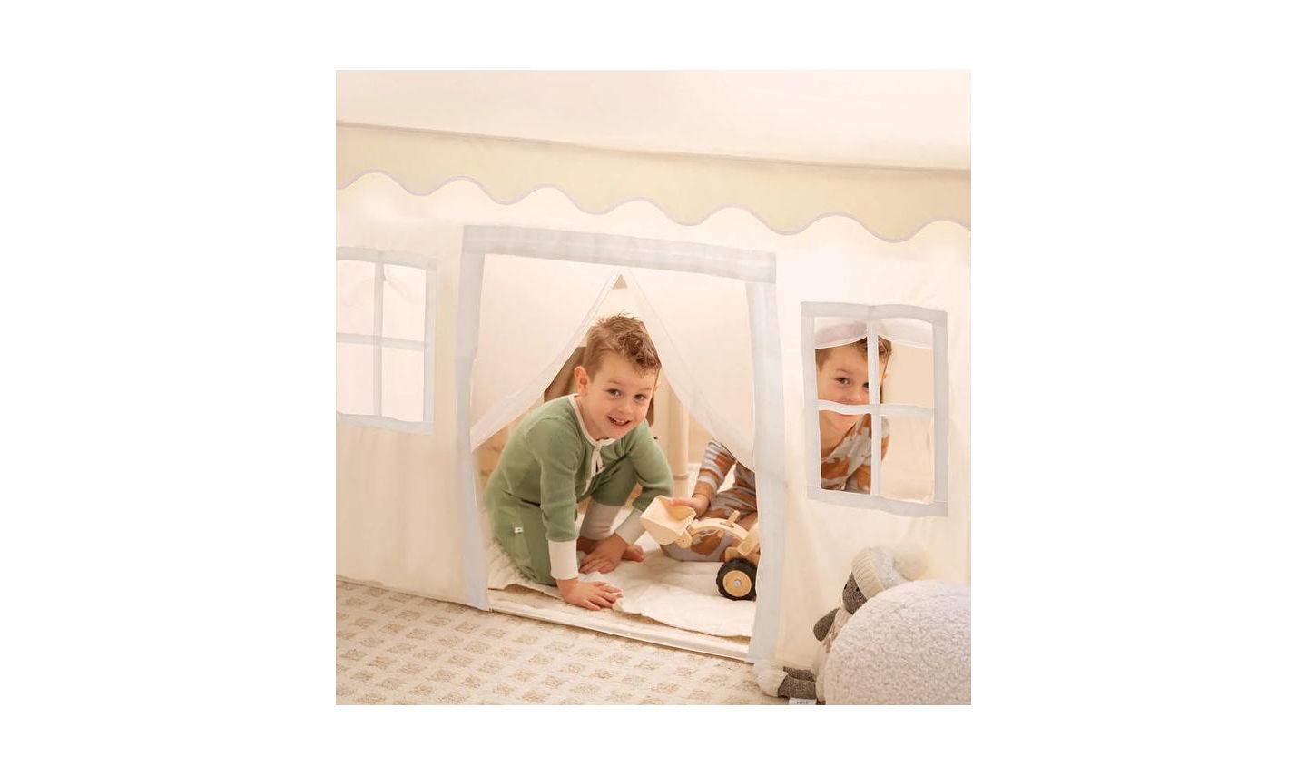 Детские игрушки Tiny Land Indoor Playhouse Tent with String Lights, 3-Piece, Ages 3+ — фото 5